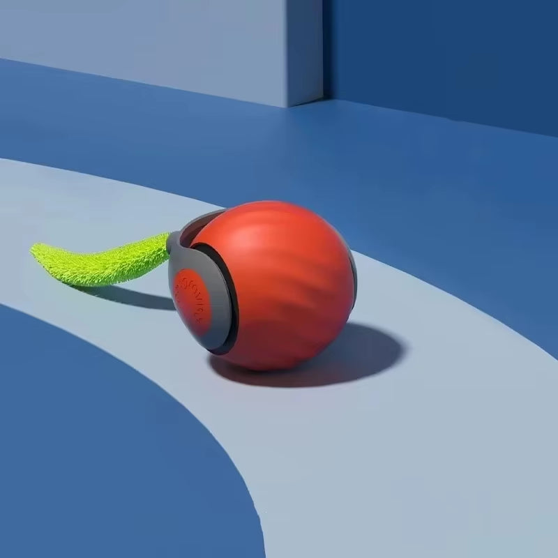 Smart Rolling Cat Toy with Faux Tail