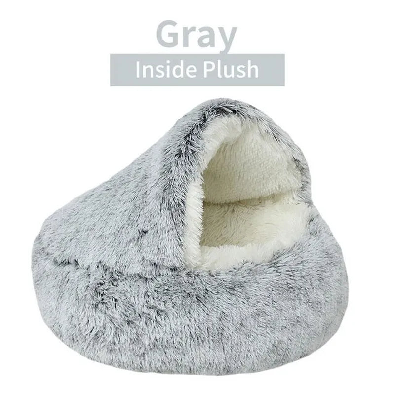 2-in-1 Plush Pet Bed