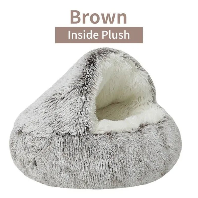 2-in-1 Plush Pet Bed