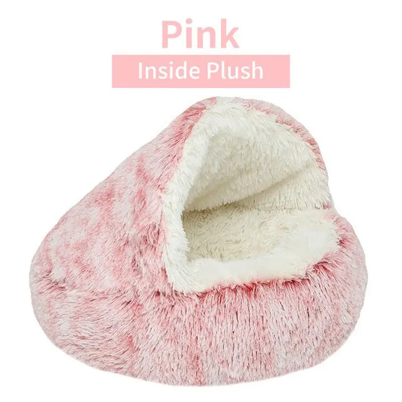2-in-1 Plush Pet Bed