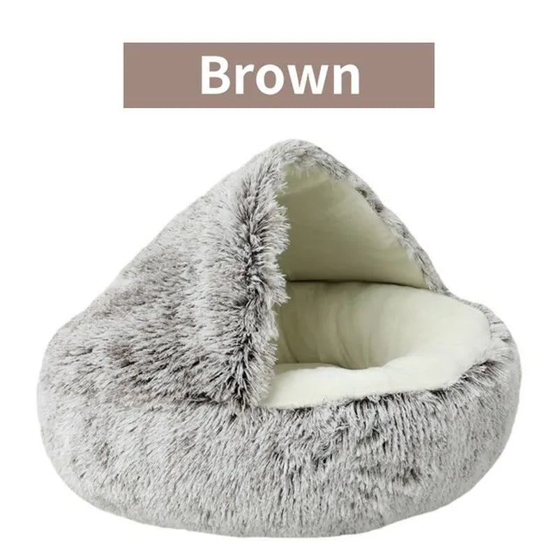 2-in-1 Plush Pet Bed