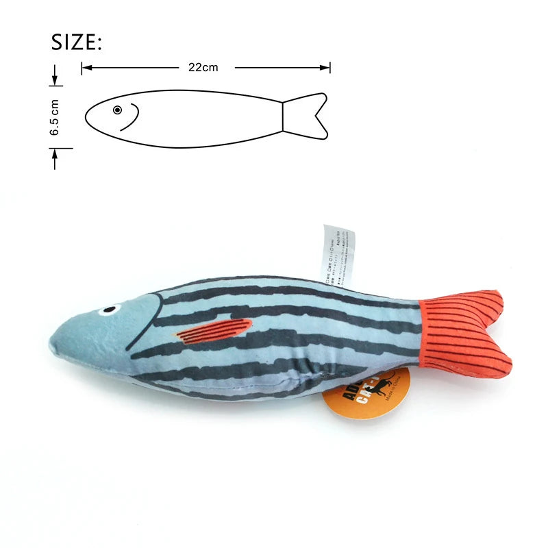 WiggleWhiskers Plush Fish