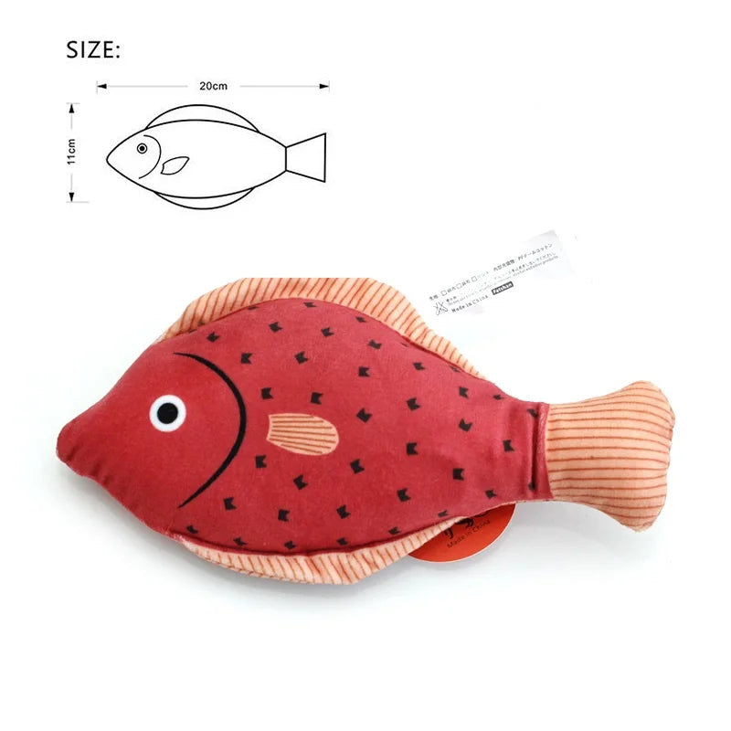 WiggleWhiskers Plush Fish