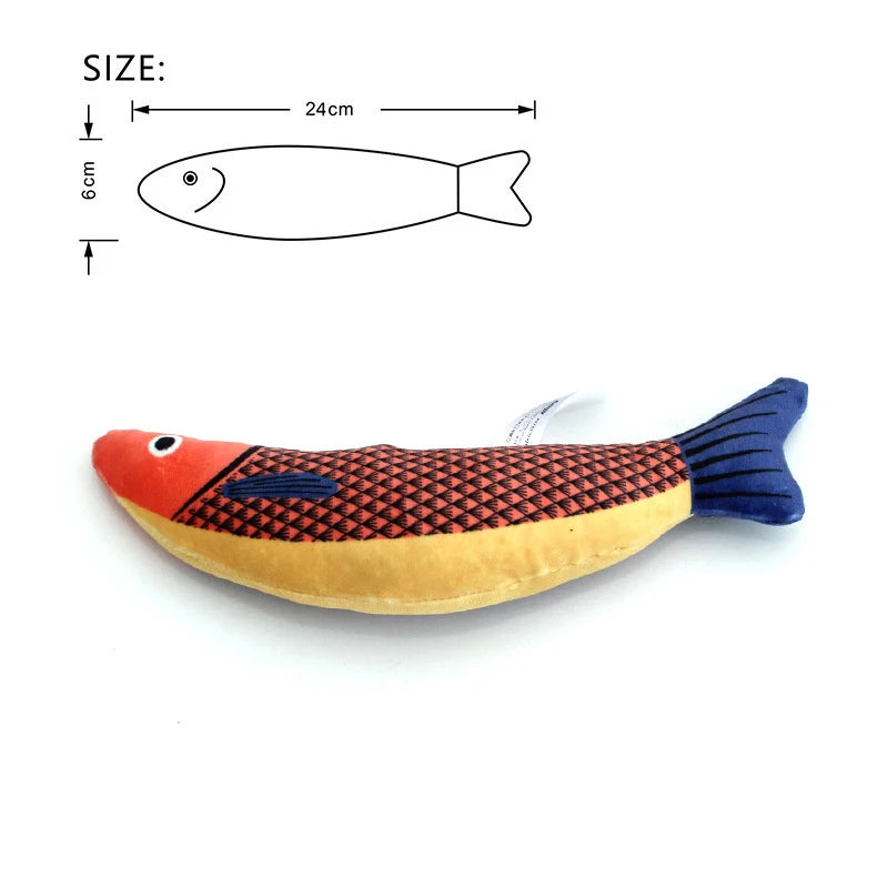 WiggleWhiskers Plush Fish