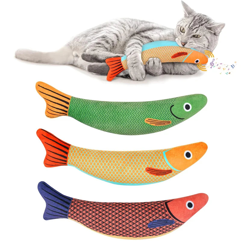 WiggleWhiskers Plush Fish