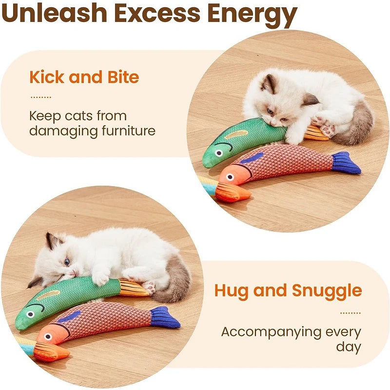 WiggleWhiskers Plush Fish