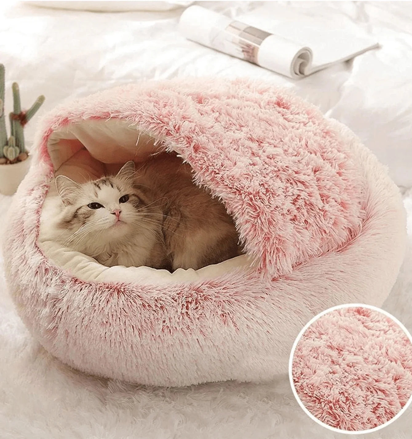 2-in-1 Plush Pet Bed