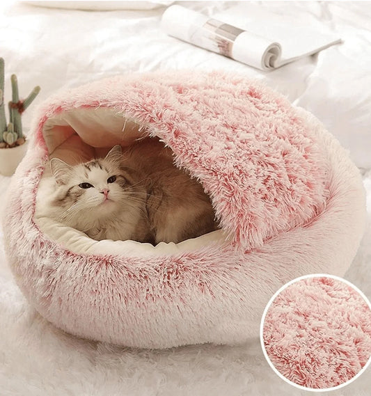 2-in-1 Plush Pet Bed