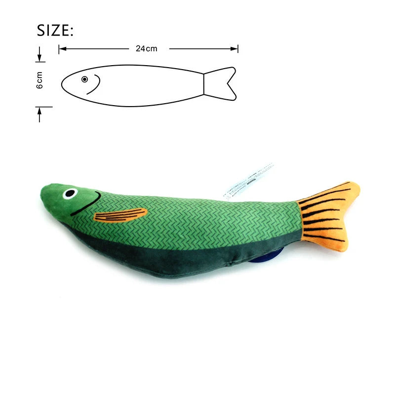 WiggleWhiskers Plush Fish