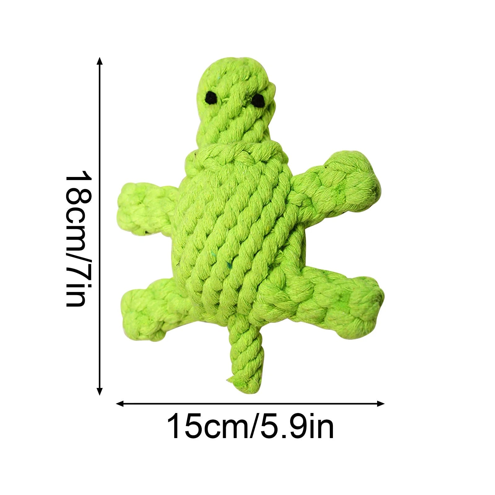Turtle Rope Chew Toy