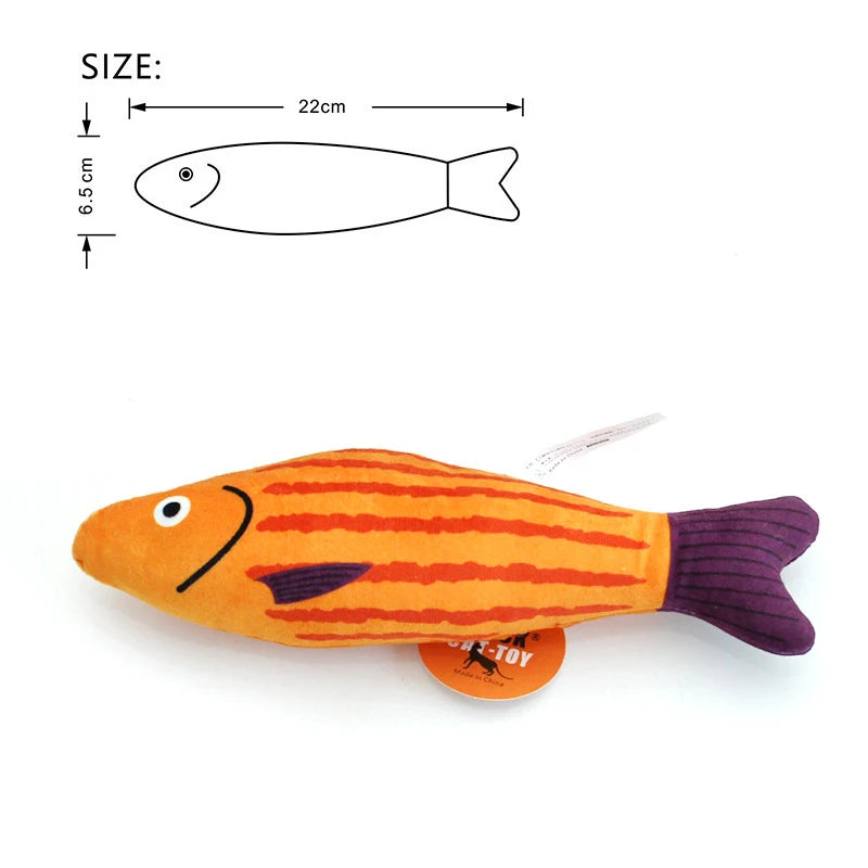 WiggleWhiskers Plush Fish