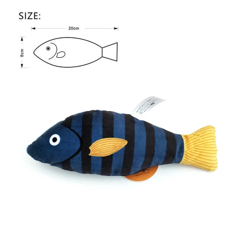 WiggleWhiskers Plush Fish
