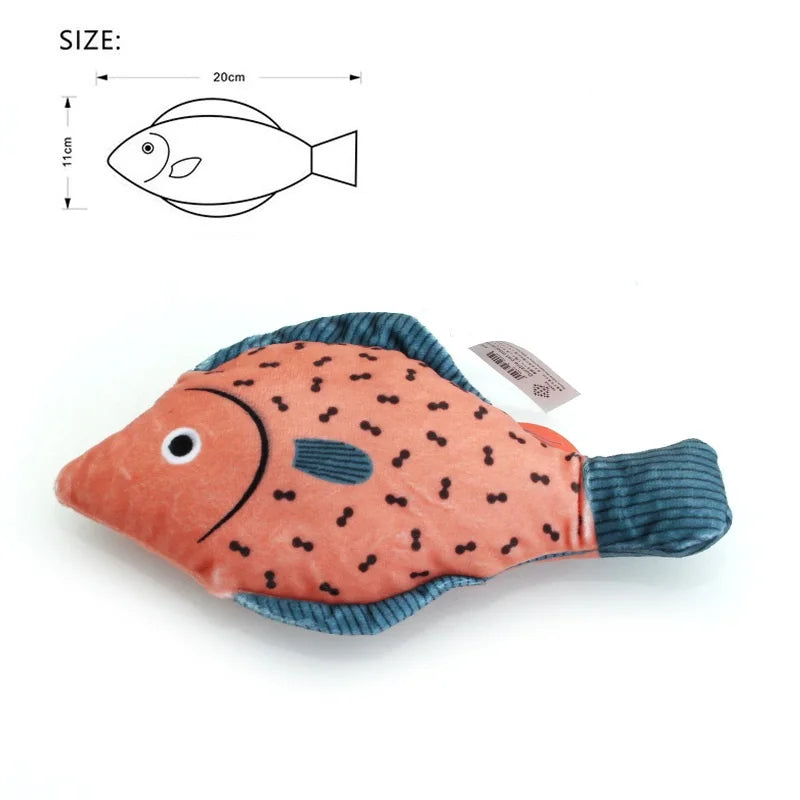 WiggleWhiskers Plush Fish