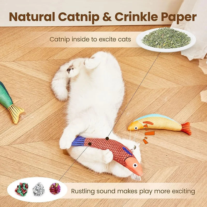 WiggleWhiskers Plush Fish